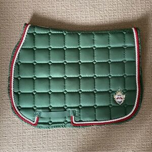 NWOT Green Saddle Pad